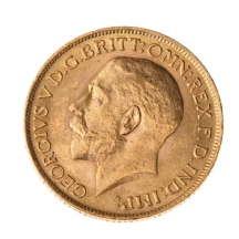 מטבע זהב אנגלי עתיק (sovereign)  משנת 1913