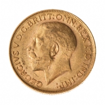 מטבע זהב אנגלי עתיק (sovereign) משנת 1923