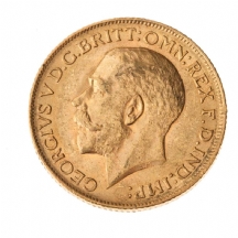 מטבע זהב אנגלי עתיק (sovereign) משנת 1911