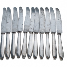 לוט של 11 סכינים גרמניות חותמות כסף