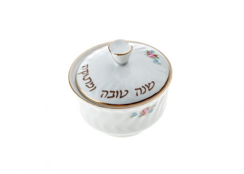 כלי פורצלן ישראלי ישן לדבש