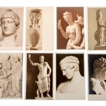 לוט של 8 גלויות מוזיאון הארכיאולוגיה באתונה
