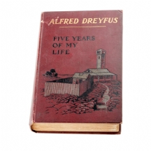 'דרייפוס - חמש שנים מחיי' - ספר אנגלי עתיק