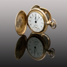 שעון כיס עתיק מזהב