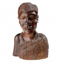 פסל עץ אפריקאי ישן ואיכותי
