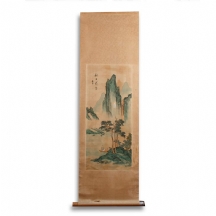 זוג ציורים סינים ישנים (מגילות) (X2)