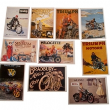 לוט גלויות - כרזות אופנועים