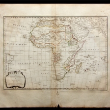 מפה עתיקה- 'Africa And Its Several Regions'