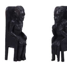 זוג פסלים אפריקאים ישנים