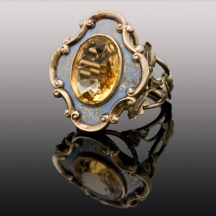 טבעת הונגרית עתיקה בסגנון בידרמייר