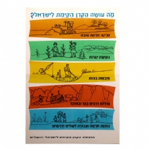 לאספני כרזות ישנות של קק"ל - כרזה ישנה - 'מה עושה הקרן הקימת לישראל?'