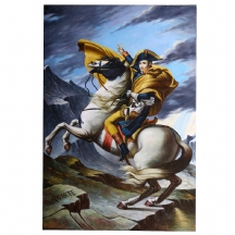 'נפוליאון חוצה את האלפים' - ציור על פי ז'אק-לואי דויד