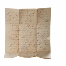 מכתב מקולומביה משנת 1866