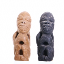 זוג פסלים יצוקים, כפי הנראה אפריקאים (X2)