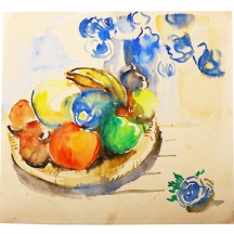 'צלחת פירות' - ציור ישן