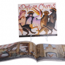 שני עותקים זהים של הספר: 'The Pelican Chorus and other Nonsense'