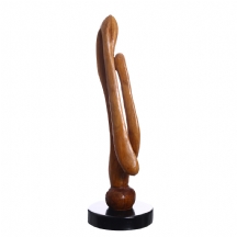 עזריאל אברט - פסל עץ