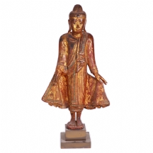 פסל תאילנדי עתיק בדמות בודהה (1890-1910)