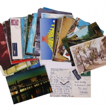 לוט של עשרות גלויות ישנות מבויילות משוויץ, צרפת ומדנמרק.