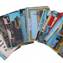 לוט של עשרות גלויות ישנות מבויילות מאיטליה, רומניה, אוסטריה וגרמניה.