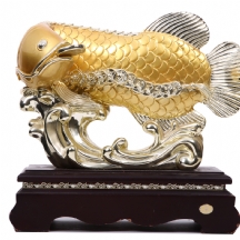 קישוט סיני למזל בדמות דג מוזהב