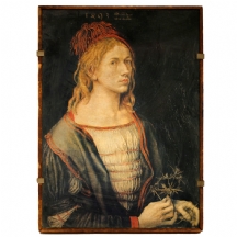 'אלברכט דירר פורטרט עצמי' - הדפס מצולם