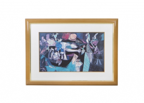 'Night Fishing at Antibes' - הדפס מצולם על פי פבלו פיקסו