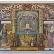 "מזרח" בדפוס ליטוגרפי צבעוני