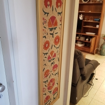 ריקמה הודית ישנה ממוסגרת