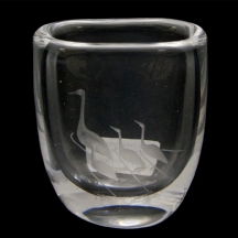 כד זכוכית שבדי איכותי מתוצרת 'קוסטה בודה'