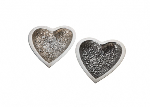 זוג צלוחיות כסף אמריקאיות