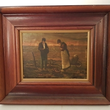 'The Angelus' - הדפס צבוע על פי ציור של ז'אן-פרנסואה מילה