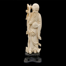 פסל שנהב (שן פיל) סיני ישן