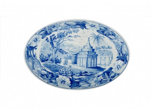 מגש חרס אנגלי עתיק מתוצרת 'WEDGWOOD'