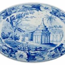 מגש חרס אנגלי עתיק מתוצרת 'WEDGWOOD'