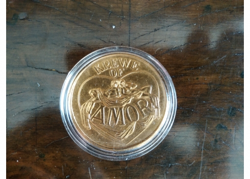 מטבע מזכרת (מדליה) לזכר המאהבים הגדולים של מסך הכסף, משנת 1972