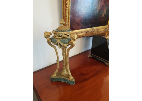 זוג מבערי קטורת (Incense burner) צרפתים עתיקים מתקופת נפוליאון הראשון