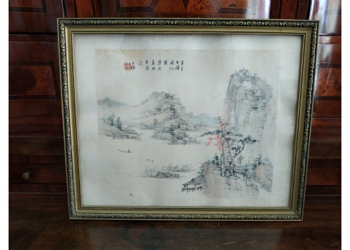 ציור סיני ישן מהמחצית השנייה של המאה העשרים, אקוורל