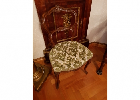 סט של ארבעה כיסאות 'בלון' (balloon chair) עתיקים מהמאה ה-19