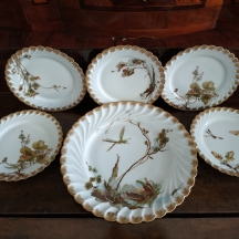 סט צלחות צרפתי עתיק מתוצרת: 'haviland & co limoges'