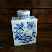 מיכל תה (Tea Caddy) גרמני איכותי מתוצרת 'מייסן' (Meissen)