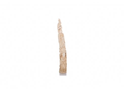 פסל שנהב (Ivory) עתיק איכותי ויפה במיוחד (גבוה)
