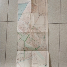 מפה ישנה משנת 1949 של עמק זבולון (מפרץ חיפה)