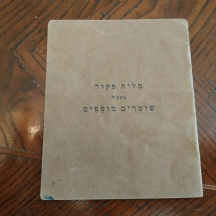 חוברת פקודות לשוטרים מתקופת המנדט הבריטי