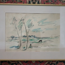 דוד הנדלר - 'חמור שחור בנוף מוריק'