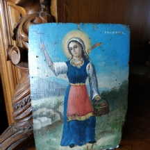 איקונה נוצרית עתיקה מהמאה ה-17, המתארת את דמותה של 'Filofteia di Arges'