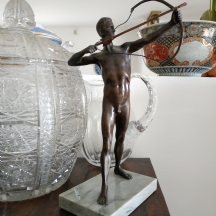 'גאווה בברלין 1930' - פסל ברונזה גרמני עתיק מתקופת סגנון הארט דקו