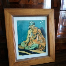 לחובבי וינטג' - הדפס אמריקאי ישן