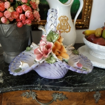 כלי חרס איטלקי גדול ומרשים מתוצרת: 'קאפודימונטה' (Capodimonte)