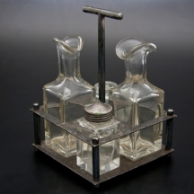 סט כלים לחומץ, שמן, מלח, פלפל